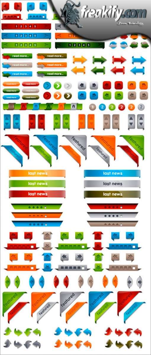 Variety-of-decorative-button-lights-PSD