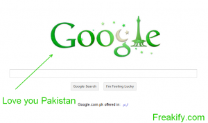 Google Doodle for Pakistan