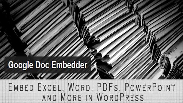 Embed Excel, Word, PDFs, PowerPoint, and More in WordPress