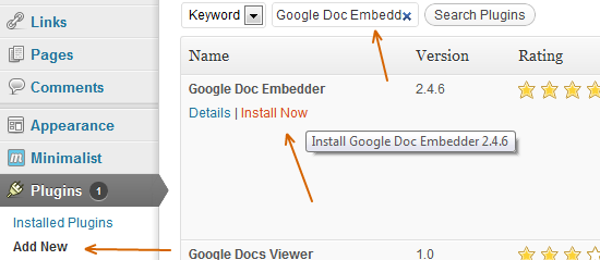 Google Doc Embedder