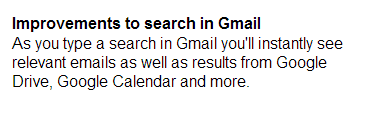 Faster Gmail Search