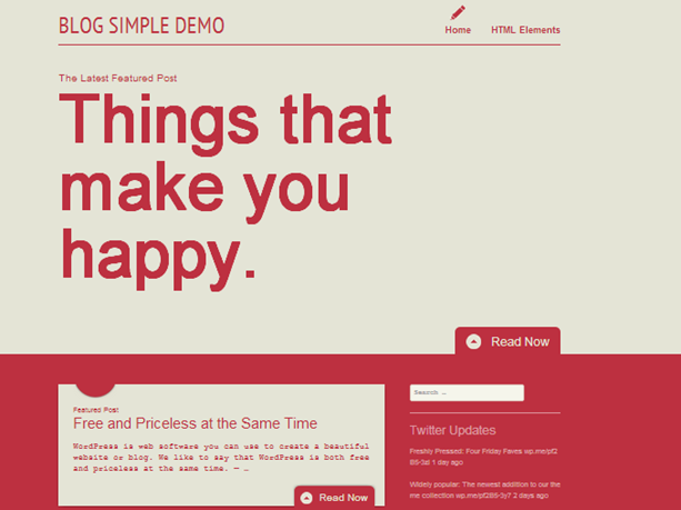 Minimalist WordPress themes