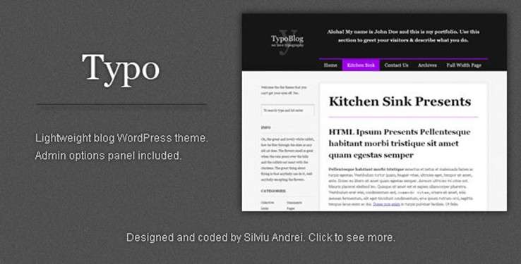 Minimalist WordPress themes