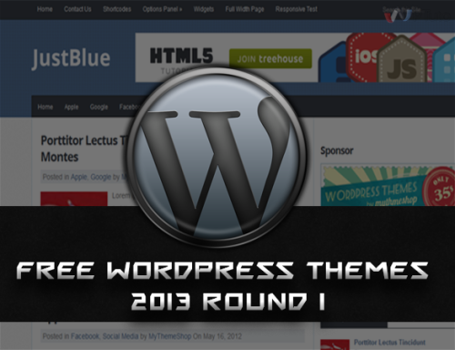 Free WordPress Themes 2013 Round 1