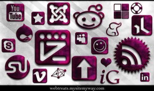 154 glossy space icons