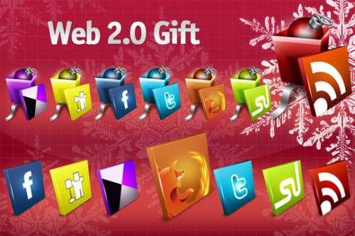 web 2.0 gift icons by iconspedia