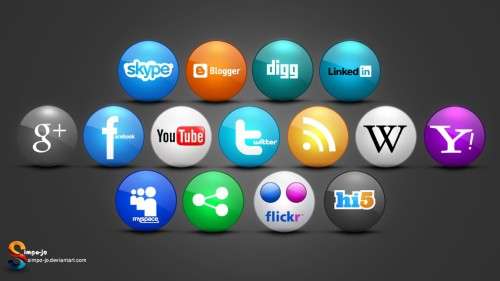 social media icons