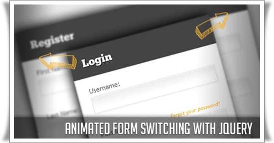 Animated Form Switching with jQuery