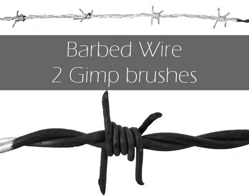 barbed wire brush