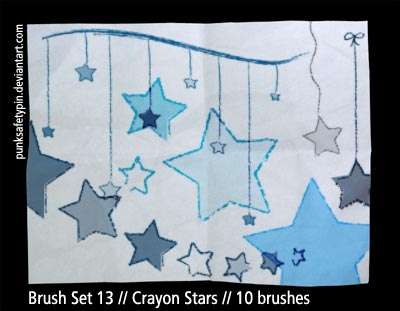 crayon stars