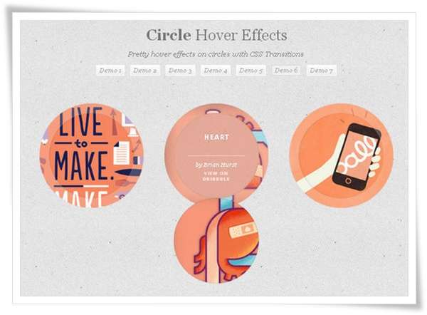 Circle Hover Effects with CSS Transitions