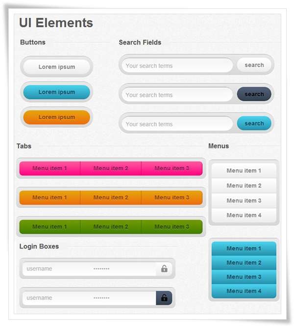 Designer CSS UI Kit