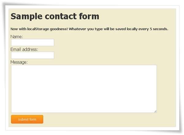 Make Disaster-proof HTML5 Forms