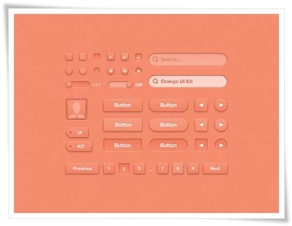 Orange user interface kit