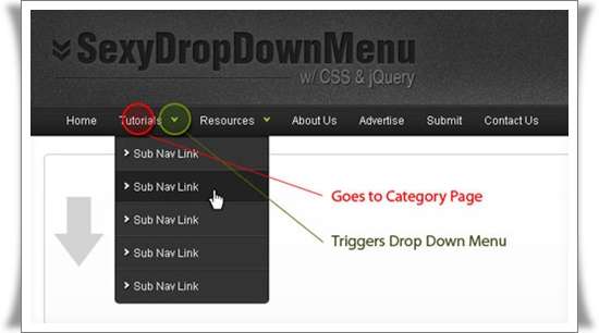 Sexy Drop Down Menu w jQuery & CSS