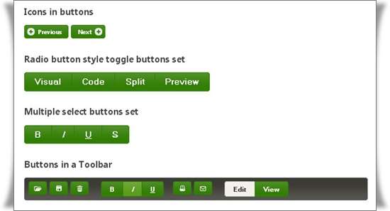 Styling Buttons and Toolbars with the jQuery UI CSS Framework