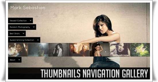 Thumbnails Navigation Gallery with jQuery