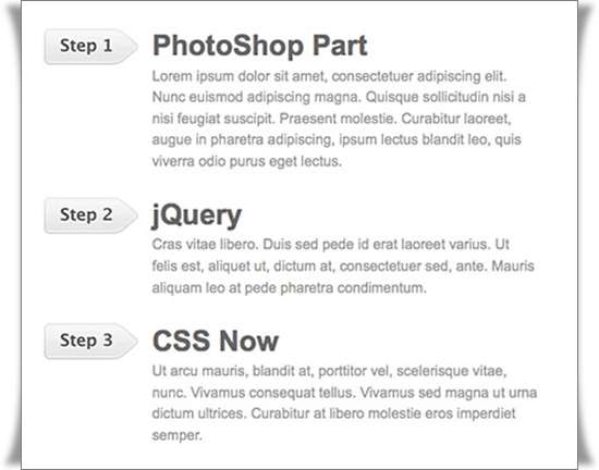 jQuery Sequential List