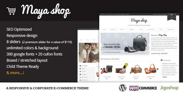 MayaShop - A Flexible Responsive e-Commerce Theme - WooCommerce eCommerce