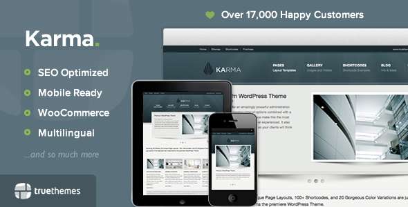 Karma - Clean and Modern WordPress Theme - Corporate WordPress