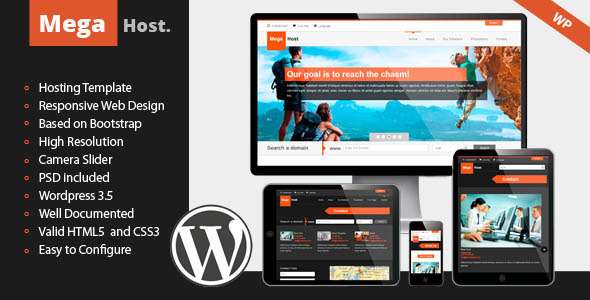 Mega Host - Responsive Hosting Template - Hosting Technology