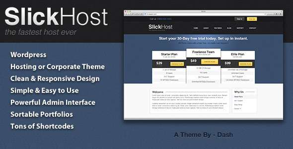 SlickHost - Hosting & Corporate WordPress Theme - Hosting Technology