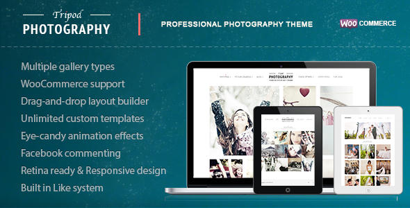 Tripod - Professional WordPress Photography Theme - Photography Creative