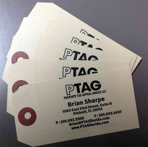 pTAG business card