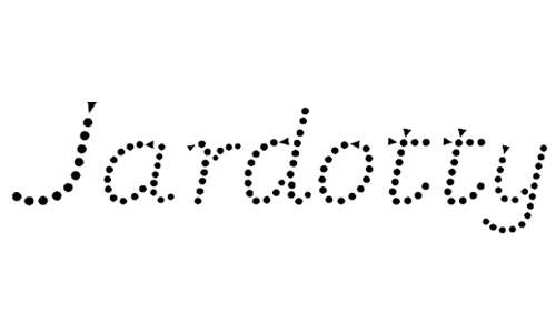 Jardotty font