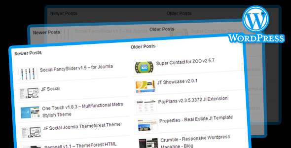 Next and Previous Posts List - CodeCanyon Item for Sale