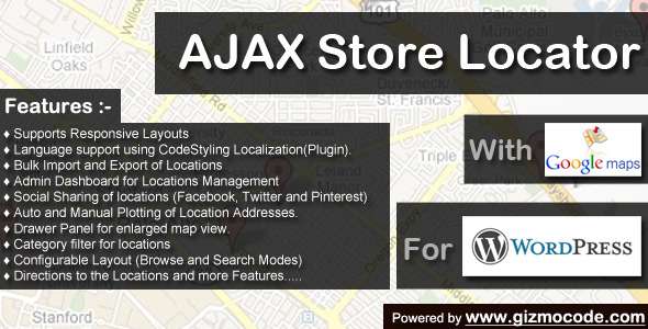 Ajax Store Locator - WordPress - CodeCanyon Item for Sale