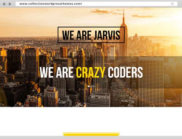 is jarvis theme compatable with wordpress