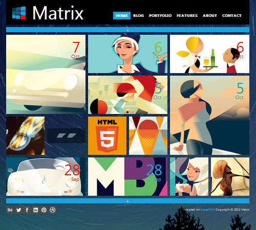 Matrix - Responsive WordPress Theme