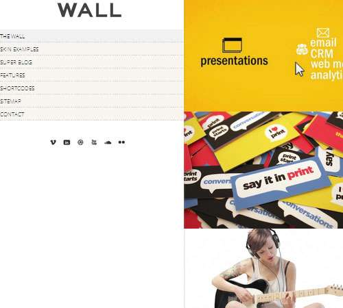 Wall - Responsive theme for WordPress