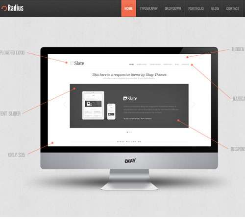 Radius Responsive WordPress Theme