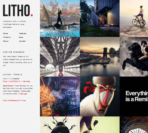 Litho | WordPress Theme for Visual Enthusiasts