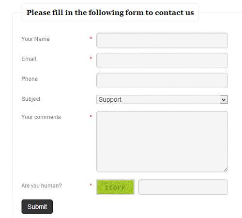 AJAX Contact Forms (for WordPress)