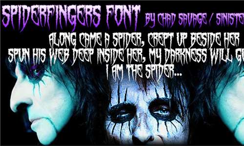 spiderfingers font