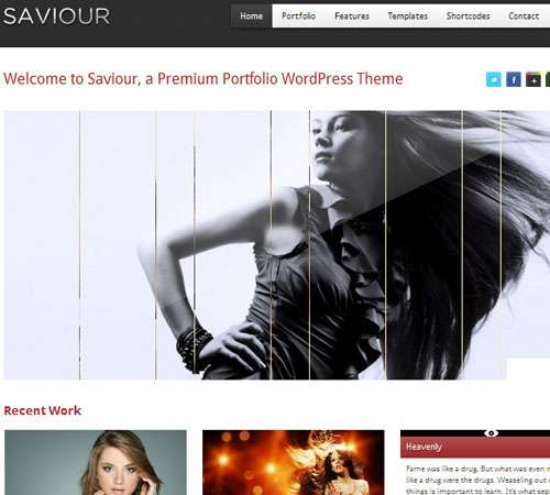 Saviour - Responsive Creative WordPress Theme