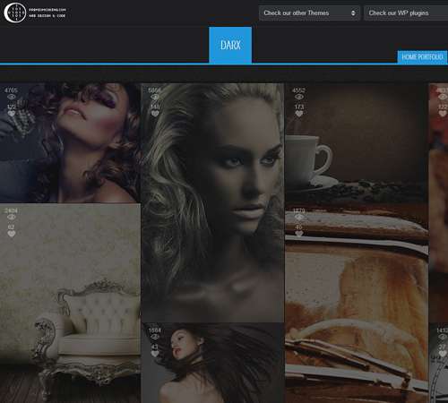 Darx - Responsive Dark Portfolio WordPress Theme