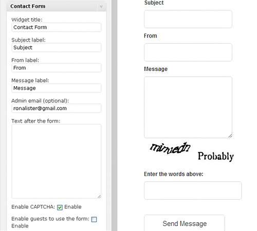 WPContact - AJAX Contact Form