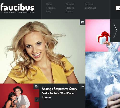 Faucibus - Responsive Portfolio Grid Theme