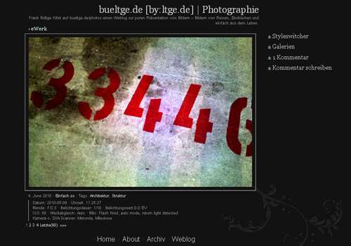 photoblog theme fuer