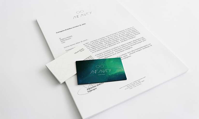 A4 Letterhead and Business Cards Mockup