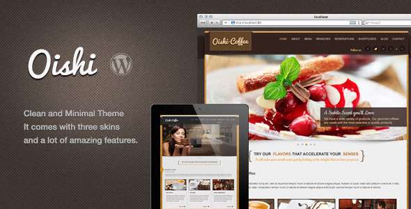 Oishi WordPress Theme - Food Retail