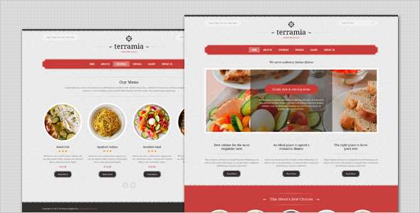 Terramia - Classic Restaurant WordPress Theme - Restaurants & Cafes Entertainment