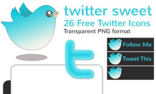 Twitter Sweet - 26 Free Twitter Icons