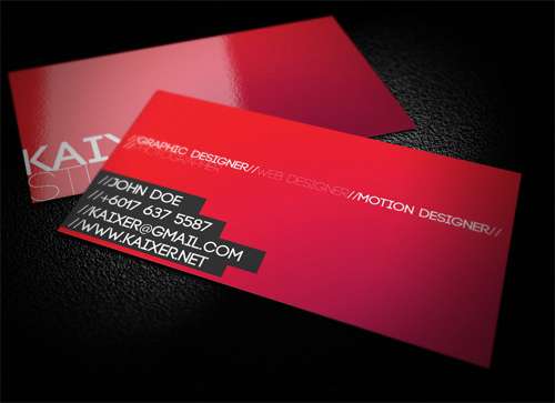 Minimal Style Business Card