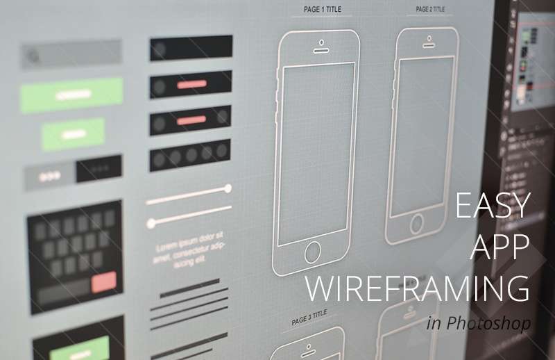 iPhone App Wireframe (.psd) : Image 1