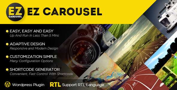 EZ Carousel - Modern WordPress Carousel Slider - CodeCanyon Item for Sale